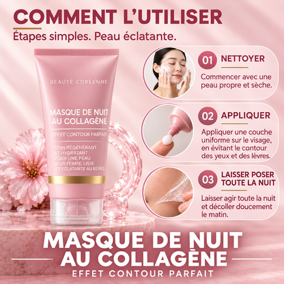 Masque de nuit au collagène