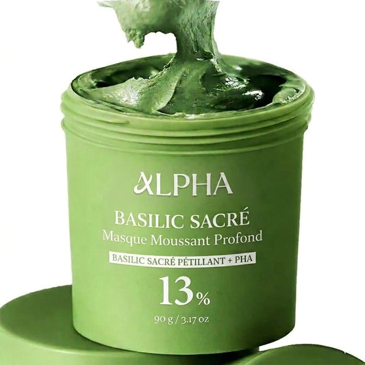 ALPHA - Masque Moussant Purifiant Au Basilic Sacré